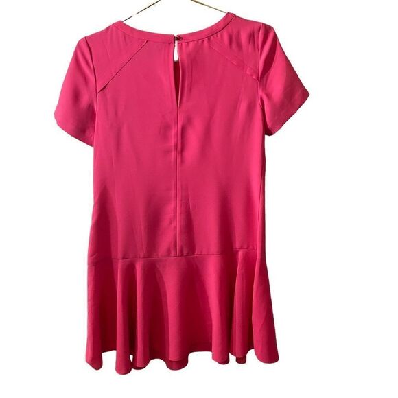 Banana Republic Flounce Dress Kismet Pink Size 4P - Picture 7 of 14